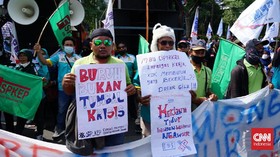 Protes Kenaikan UMP 2022, Buruh Demonstrasi Serentak Besok