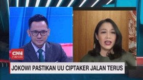 VIDEO: Jokowi Pastikan UU Ciptaker Jalan Terus