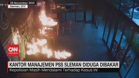 VIDEO: Kantor Manajemen PSS Sleman Diduga Dibakar