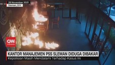 VIDEO: Kantor Manajemen PSS Sleman Diduga Dibakar