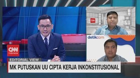 VIDEO: MK Putuskan UU Cipta Kerja Inkonstitusional