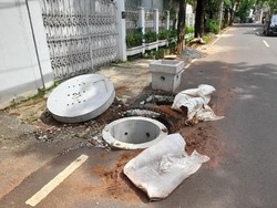 detikcom Do Your Magic: Perbaikan Tutup Drainase Vertikal yang Disorot Soleh Solihun Berlanjut