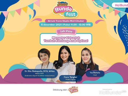 Kupas Tuntas Gizi Optimal Anak Bersama Pakar dan Caca Tengker, Join Yuk Bun