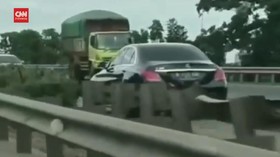 VIDEO: Alasan Kesehatan, Supir Sedan Lawan Arah di Tol Dibebaskan