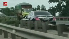 VIDEO: Alasan Kesehatan, Supir Sedan Lawan Arah di Tol Dibebaskan