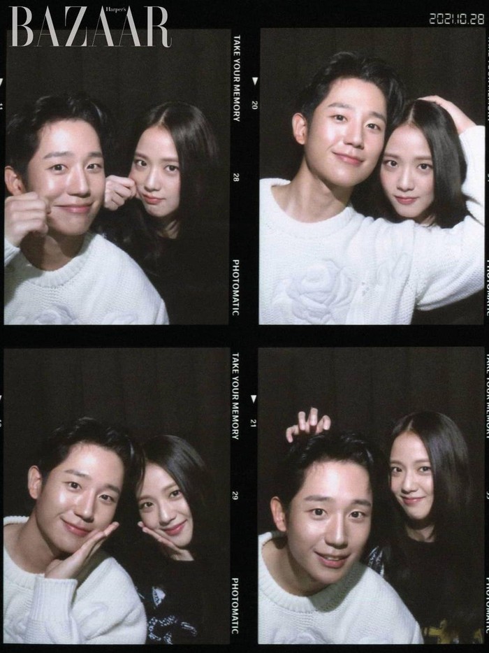 Ikuti trend yang sedang eksis saat ini, Jung Hae In dan Jisoo BLACKPINK yang akan segera tampil dalam drama Korea Snowdrop pun melakukan self-photoshoot yang sukses buat para jomblo iri dan ingin cepat punya pacar!/ Foto: instagram.com/holyhaein