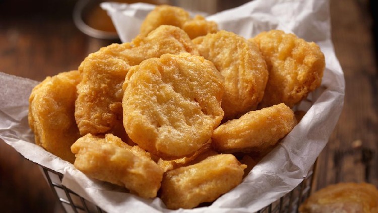 Basket of Chicken Nuggets-Photographed on Hasselblad H3D2-39mb Camera