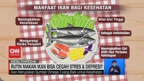 VIDEO: Rutin Makan Ikan Bisa Cegah Stres & Depresi?