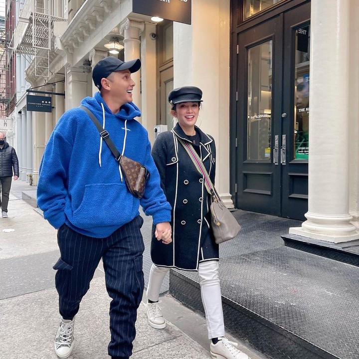 <p>Andhika Pratama dan Ussy Sulistiawaty tengah menghabiskan waktu di Amerika Serikat. Tak biasanya, mereka hanya berdua tanpa ditemani anak-anak. (Foto: Instagram @ussypratama)</p>