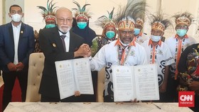 MRP Teken MoU Penguatan Otsus dengan Aceh: Kita Tak Ingin Lawan Pusat