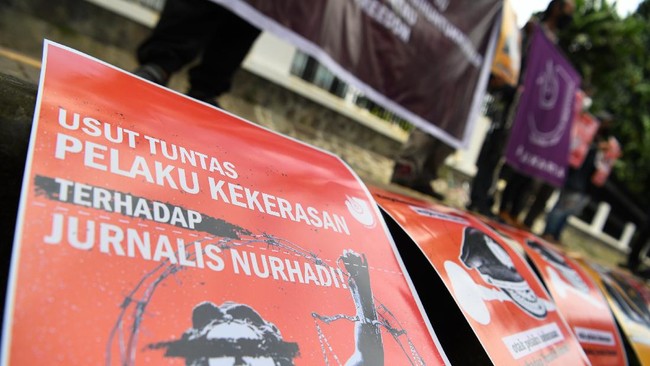 Laporan HAM AS di Indonesia pada 2021 silam mencatat sejumlah hal, yang salah satunya adalah kekerasan terhadap jurnalis.