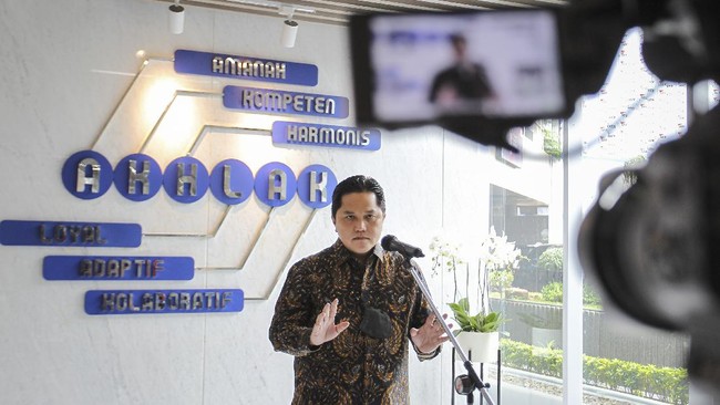 Menteri BUMN Erick Thohir akan meluncurkan 5G Mining, teknologi terbaru di sektor pertambangan, kolaborasi antara Freeport dengan Telkom Group.