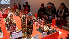 FOTO: Kreasi Unik Roti Jahe di Swedia: Tembok Berlin hingga Titanic