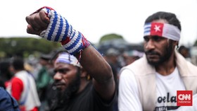 FOTO: Aksi Mahasiswa Papua Peringati 1 Desember