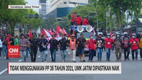 VIDEO: Tidak Menggunakan PP 36 Tahun 2021, UMK Jatim Dipastikan Naik