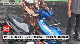 VIDEO: Ikut Vaksinasi Malah Dapat Undian Hadiah Motor