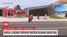VIDEO: Warga 11 Negara Terpapar Omicron Dilarang Masuk Bali