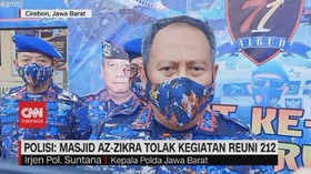 VIDEO: Polisi: Masjid Az-Zikra Tolak Kegiatan Reuni 212