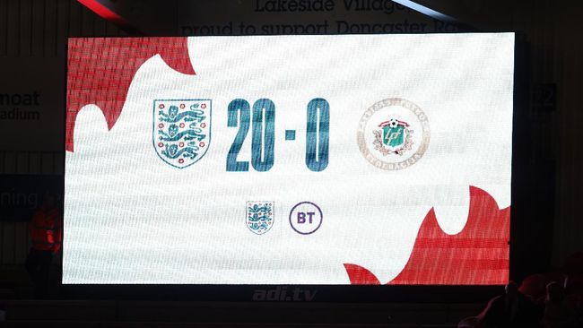 Timnas wanita Inggris secara luar biasa mengalahkan Latvia dengan skor fantastis 20-0 di Kualifikasi Piala Dunia Wanita 2023.