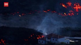 VIDEO: Erupsi Gunung Cumbre Vieja Belum Reda, Ribuan Bangunan Rusak