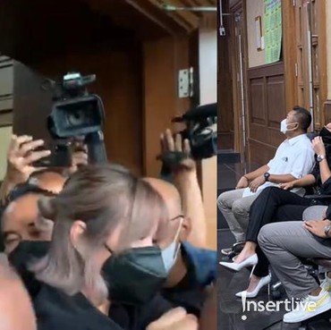 6 Penampilan Nia Ramadhani & Ardi Bakrie di Sidang Perdana Kasus Narkoba