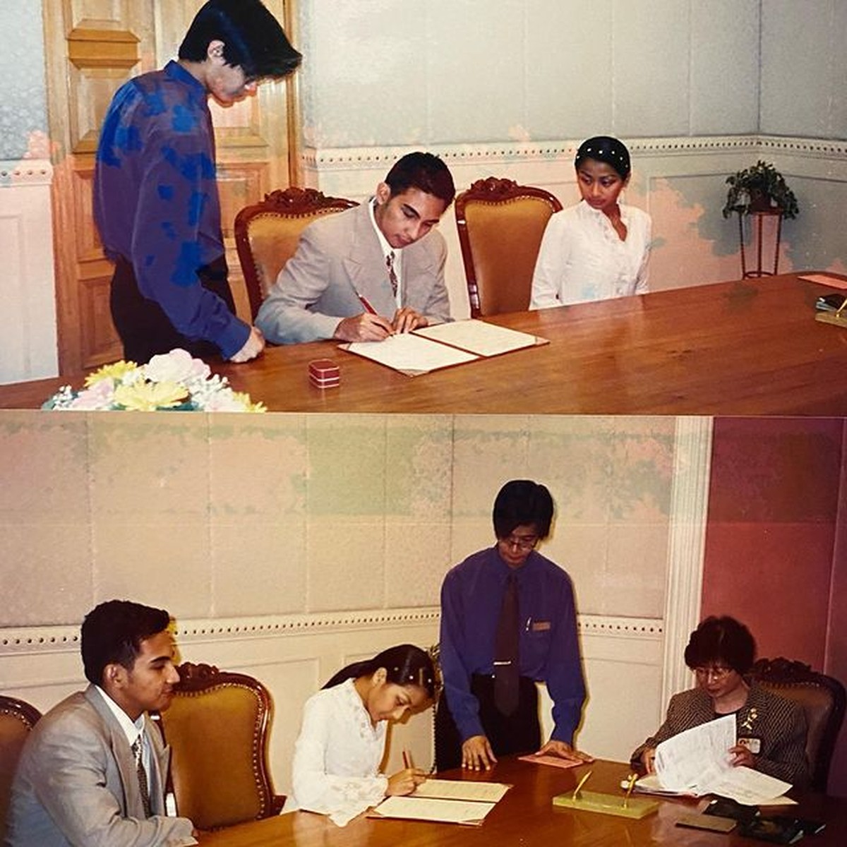 Rayakan anniversary&comma; Amara Lingua mengunggah foto pernikahannya dengan Frans Mohede yang tak pernah diungkap ke publik&period; Yuk intip&excl;