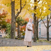 Berniat Liburan ke Korea? Intip Style Hijab di Musim Dingin ala Selebgram Bianca Kartika