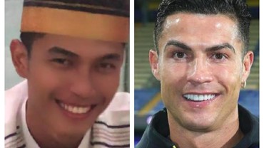 Warganet Heboh Pria Mirip Cristiano Ronaldo Lagi Ngaji di Masjid