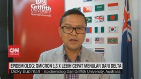 VIDEO: Epidemiolog: Omicron 1,3 Kali Lebih Cepat Menular dari Delta