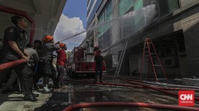 Cek Dugaan Gedung Cyber 1 Sengaja Dibakar, Polisi Tunggu Labfor