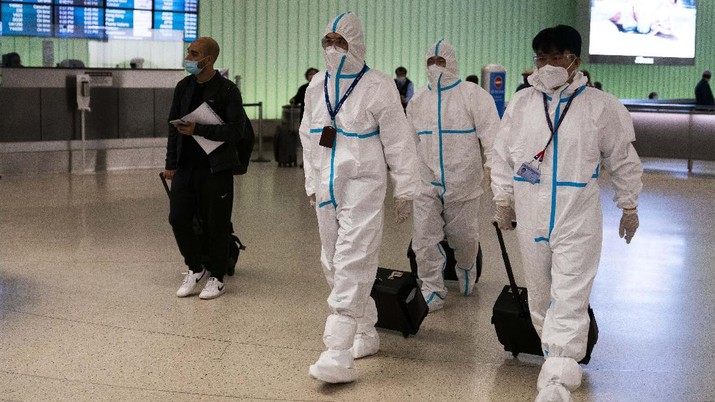 Kemunculan kasus virus Omicron di Amerika Serikat. (AP/Jae C. Hong)