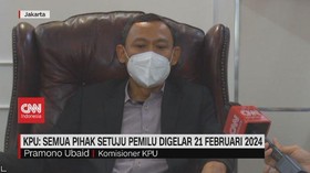 VIDEO: KPU: Semua Pihak Setuju Pemilu Digelar 21 Februari 2024