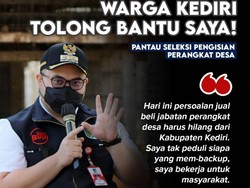 Mas Dhito Minta Warga Bantu Bersihkan Praktik Jual Beli Jabatan Perangkat Desa