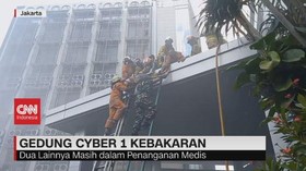 VIDEO: Gedung Cyber 1 Kebakaran