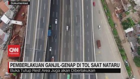 VIDEO: Pemberlakuan Ganjil-Genap di Tol Saat Nataru
