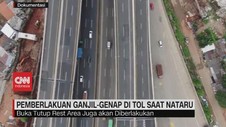 VIDEO: Pemberlakuan Ganjil-Genap di Tol Saat Nataru
