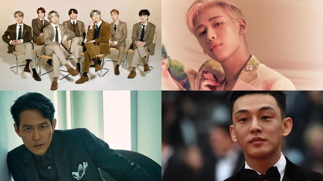 Daftar lengkap pemenang Asia Artist Awards (AAA) 2021, terdiri dari BTS, BamBam GOT7, Lee Jung-jae, Yoo Ah-in, dan artis lainnya.
