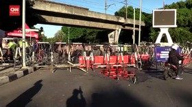 VIDEO: Peserta Aksi 212 Kecewa Tak Bisa Akses Area Patung Kuda