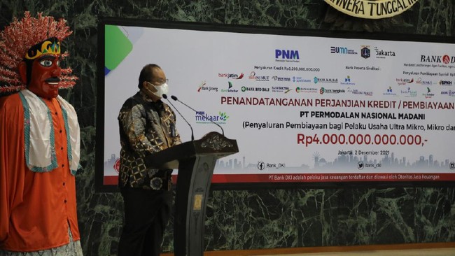 Bank DKI meneken perjanjian kredit dan pembiayaan sindikasi dengan PT PNM serta akan mengucurkan pembiayaan Rp4 triliun yang menyasar usaha ultra mikro.