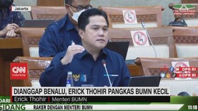 VIDEO: Dianggap Benalu, Erick Thohir Pangkas Bumn Kecil