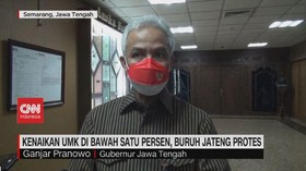 VIDEO: Kenaikan UMK di Bawah Satu Persen, Buruh Jateng Protes