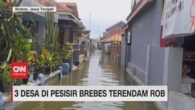 VIDEO: 3 Desa di Pesisir Brebes Terendam Banjir