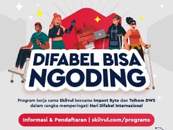 Skilvul Bagi-bagi Beasiswa Bootcamp Coding untuk Difabel