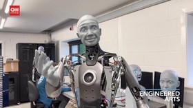 VIDEO: Menyapa Ameca, Robot dengan Ekspresi dan Gestur Manusia