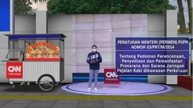 VIDEO: Trotoar Baru Jakarta Masih Jadi Parkir Liar
