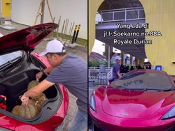Wow! Crazy Rich Ini Belanja Durian Naik Mobil McLaren Harga Rp 12 Miliar