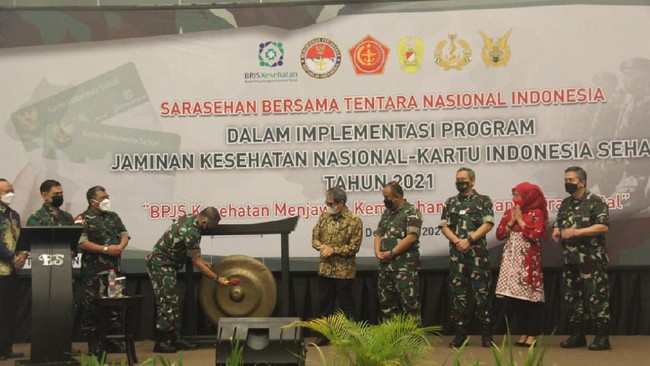 BPJS Kesehatan berupaya meningkatkan pemahaman tentang program JKN-KIS di lingkungan Tentara Nasional Indonesia melalui sebuah saresehan, pada Jumat (3/1).