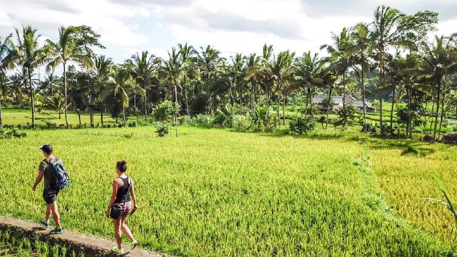 Warga Desa Tetebatu, NTB menangis karena gagal meraih gelar desa wisata terbaik di dunia dari UNWTO.