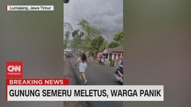 VIDEO: Kepanikan Warga Saat Gunung Semeru Meletus