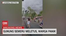 VIDEO: Kepanikan Warga Saat Gunung Semeru Meletus